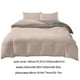 thumbnail image 3 of Juego de cama de 4 piezas de algodón lavado | Poliéster suave y transpirable | Dormitorio individual/matrimonial | Incluye funda nórdica, sábana ajustable y 2 fundas de almohada, 3 of 6