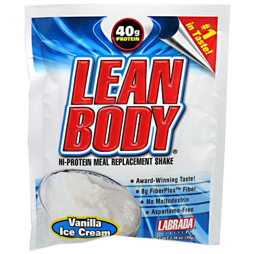 Labrada Nutrition Lean Body - Vanilla Ice Cream, 80 - 2.78 Ounce (78 g) packets