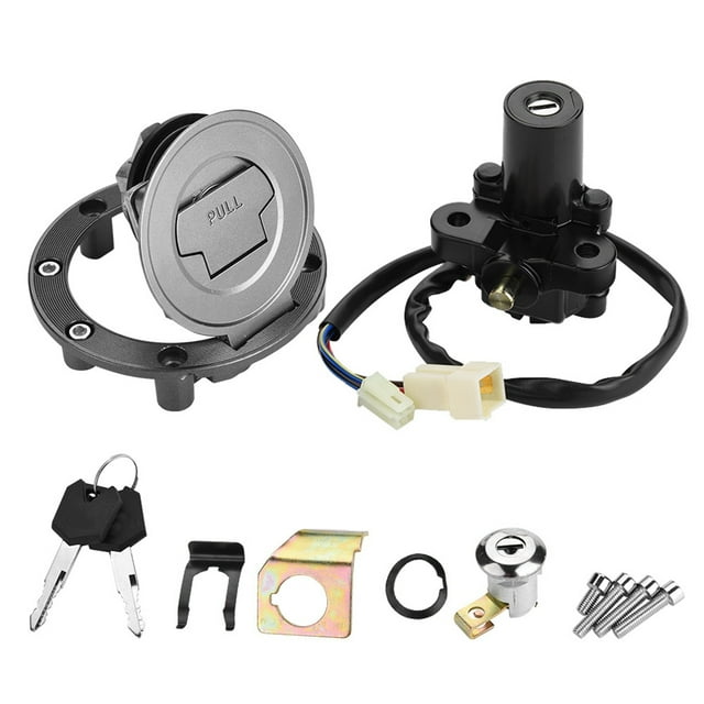 Interruptor de encendido de motocicleta, tapa de combustible, llaves de bloqueo de asiento para Yamaha YZF R1 R6 R6S FZ6 FJR1300