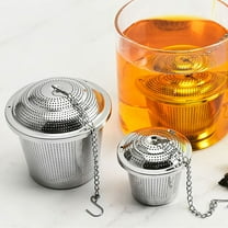 OATIPHO 3Pcs Household Stainless Steel Tea Steeper for Loose Leaf Tea Easy to Use and Clean