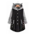 thumbnail image 1 of Sudadera Con Capucha De Forro Polar Con Orejas De Gato, 1 of 4
