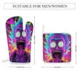 thumbnail image 2 of Rick And Morty 4 Pcs Oven Mitts And Pot Holders Kitchen Oven Glove with Potholders Non-Slip Cooking Gloves for Cooking Baking Grilling, 2 of 7