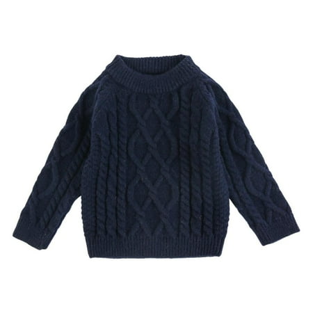 

Baby Girls Pullover Sweater Cute Sweet Crochet Sweater Soft Warm Crewneck Long Sleeve Rib Knitted Sweater 2-11Y