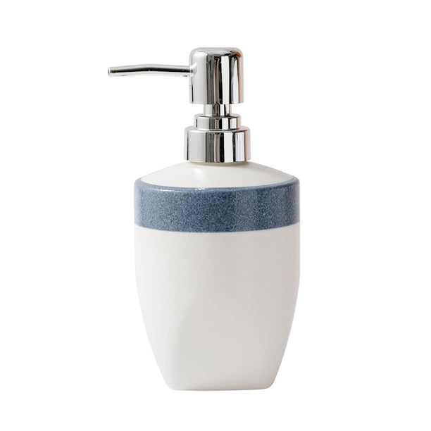 Dispensador de jabón de cerámica de 400 ml con bomba. Dispensador de loción for baños, hoteles y pensiones.