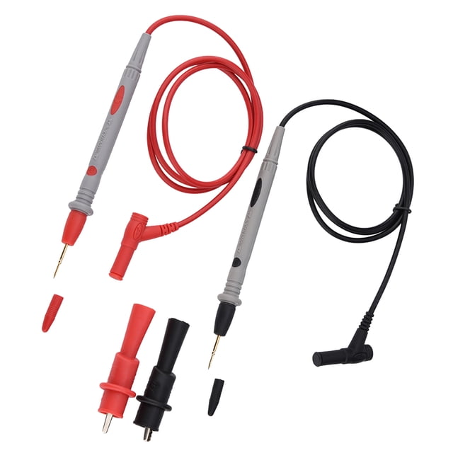 Cable de prueba de sonda cables de prueba conector tipo banana cables de sonda cables de prueba de multímetro cables de clavija de multímetro Sonda ultramultímetro precisa 1000