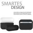 thumbnail image 2 of Airpods Pro Étui en Silicone, Compatible avec Airpod Pro / Accessoires de Protection / Supporte la Charge Sans Fil / Noir, 2 of 7