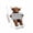C, variant on Linnome Trailer Hitch Cover Cow Resin Cute Design Funny Slow Lane Sign Weather Resistant for Truck 2 Receivers 5.12x3.94x2.36in