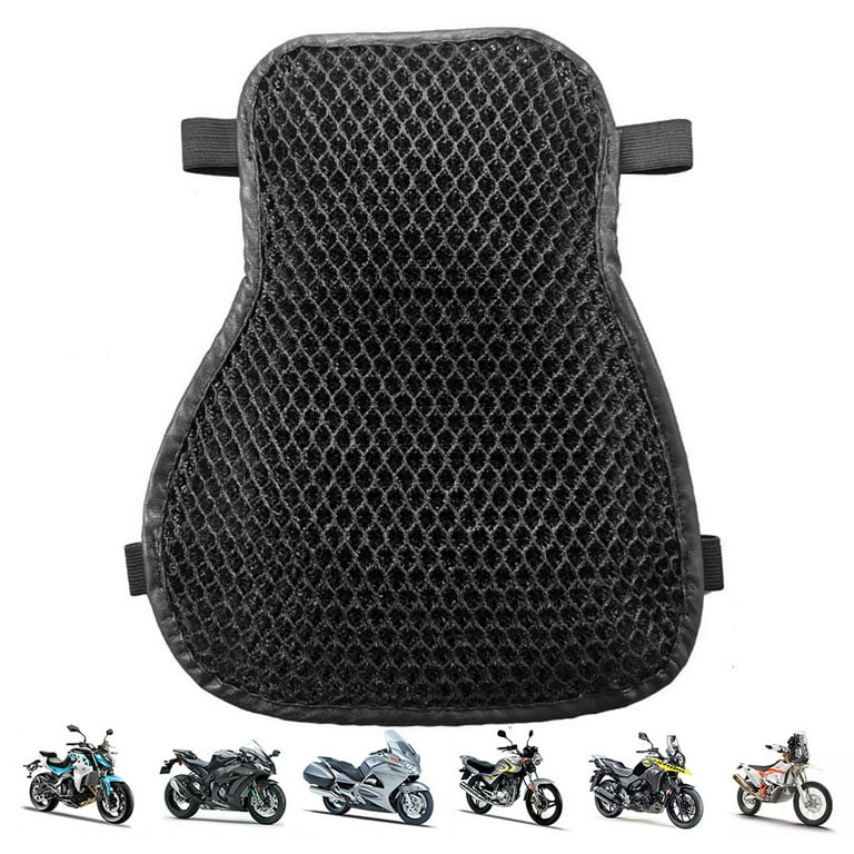 Motorcycle Seat Cushion Rear Seat Pads 3D Air Cushion Pressure Relief  Breathable Gel Moto Seat Cushions