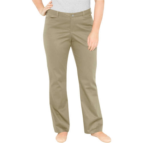 Genuine Dickies - Women's Plus Size Relaxed Boot Cut Pants - Walmart ...