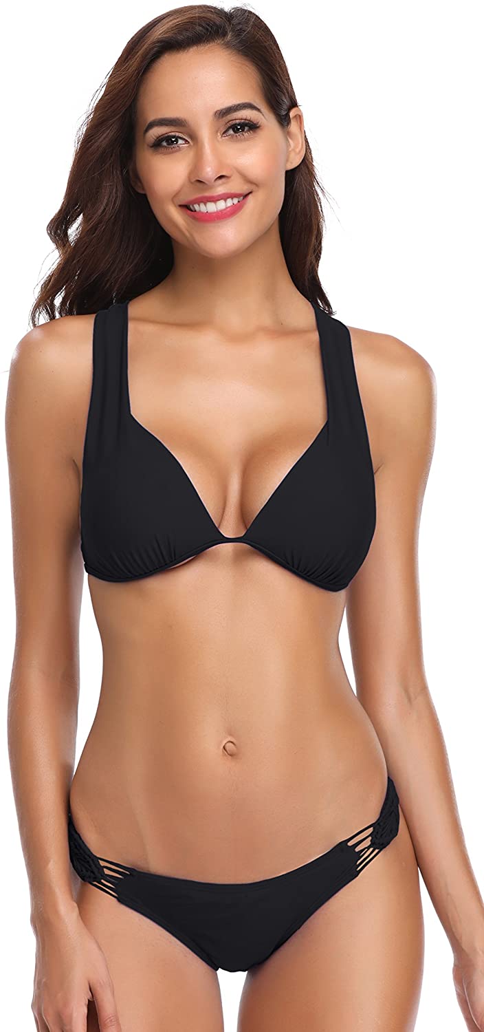 criss cross push up bikini