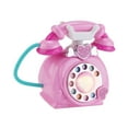 thumbnail image 4 of Yinanstore Téléphone Fixe Rétro Jouet Musical pour Bébé Jeu de Rôle Éducatif Précoce Téléphone Rotatif pour Enfants, Rose, 4 of 8