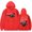 Red, variant on Lucky Daye The Algorithm Tour Merch Hoodie Pockets Drawstring Unisex Hooded Sweatshirt Fashion Clothing,Black,XL