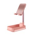 thumbnail image 1 of Foldable Mobile Phone Holder Stand Home Office Table Cell Phone Retractable Metal Bracket, 1 of 7
