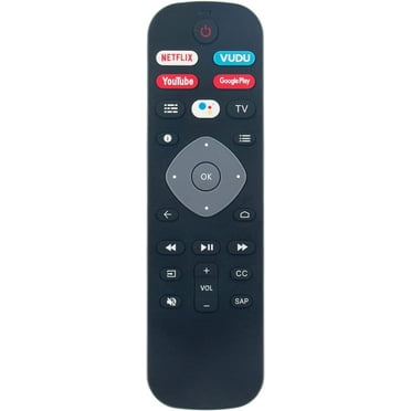 URMT26RST004 Voice Replacement Remote Control Compatible with Philips Android TV 65PFL5504/F7 50PFL5604/F7 65PFL5704/F7 43PFL5604/F7 55PFL5604/F7 43PFL5704/F7 50PFL5704/F7