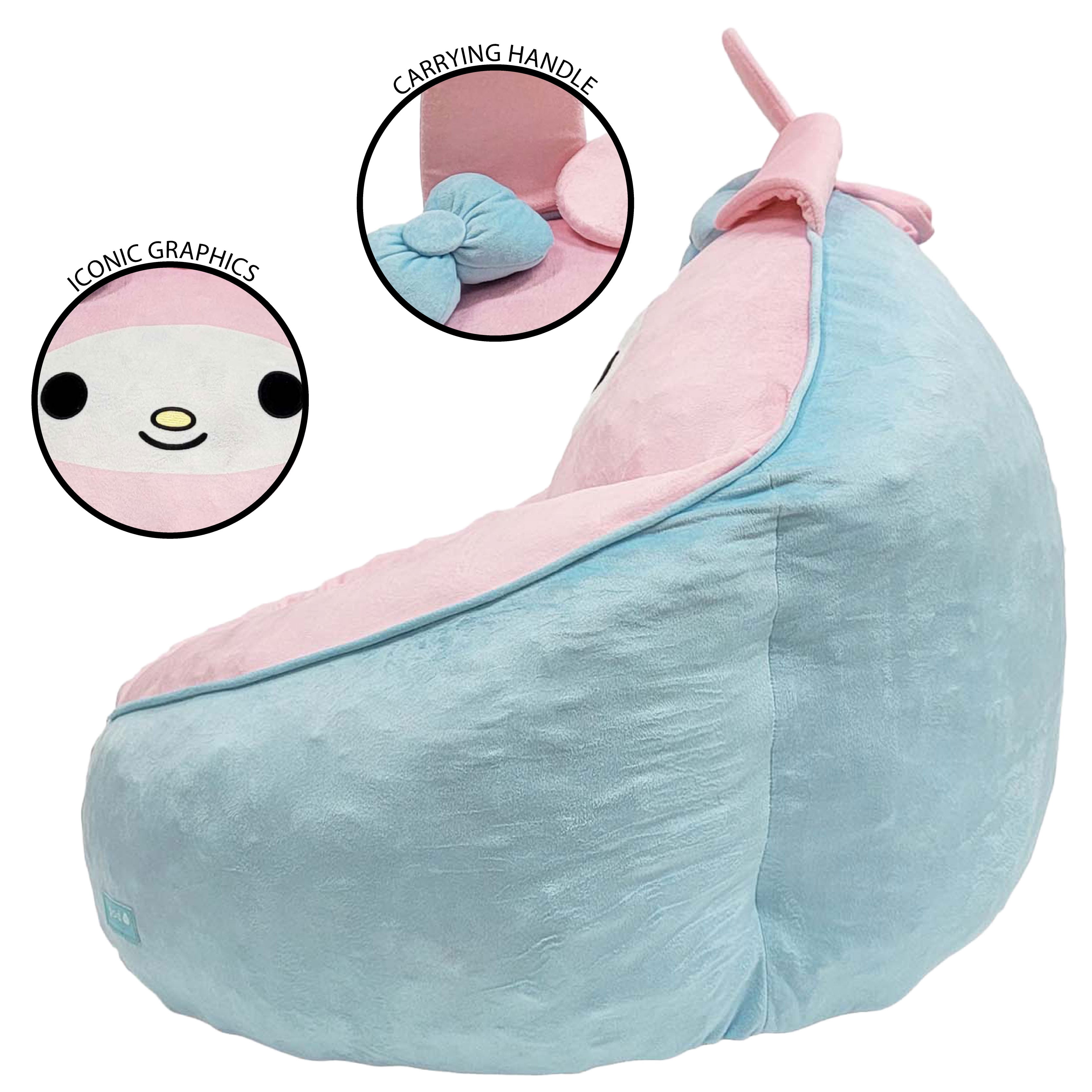 Hello Kitty and Friends My Melody Kids' Compressed Foam Bean Bag Chair