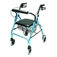 thumbnail image 1 of Graham Field Lumex Walkabout Lite Rollator with Seat & 6 Inch Wheels, Aqua, 1 of 6