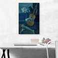 thumbnail image 2 of ARTCANVAS The Old Guitarist 1903 Canvas Art Print by Pablo Picasso - Size: 26" x 18" (0.75" Deep), 2 of 9