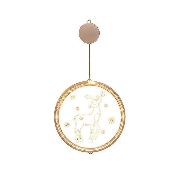 Silver Decoración de luces navideñas, luces de hadas colgantes con pilas para pared, ventanas, camino, decoración de Patio