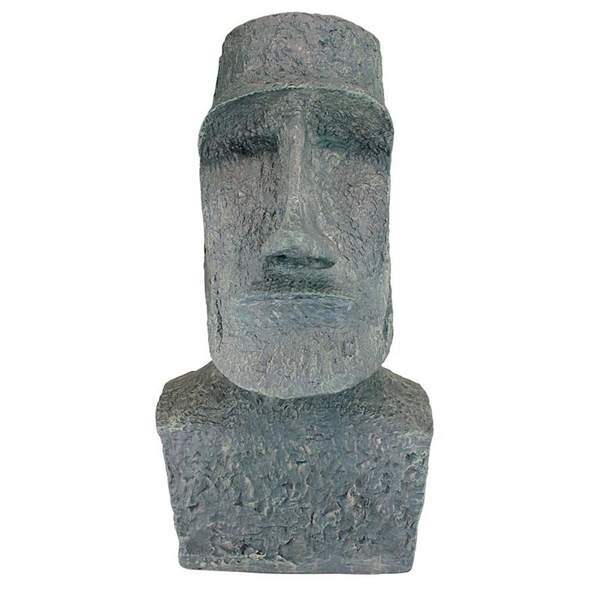 16" Gray and Brown Easter Island Ahu Akivi Moai Monolith Outdoor Garden Statue Large Walmart