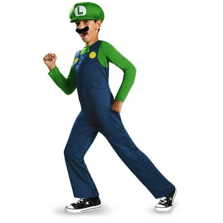 Super Mario Bros. Luigi Classic Child Halloween Costume