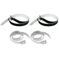 thumbnail image 2 of A&R Pro Series 34" Set of 2 Hockey Goalie Leg Straps, Leather w/ Metal Buckle, 2 of 2
