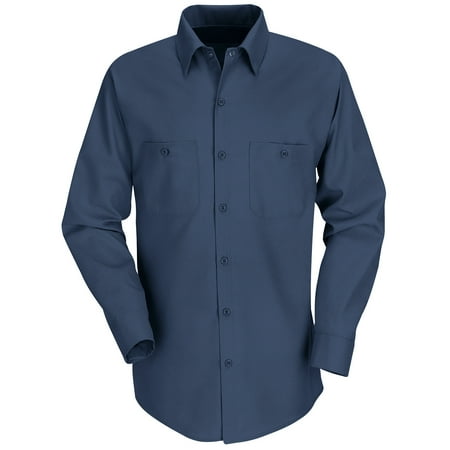 Men's Long Sleeve Industrial Work Shirt