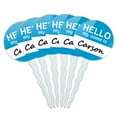 thumbnail image 1 of Carson Hello My Name Is Cupcake Picks Toppers - Set of 6, 1 of 1