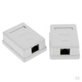 thumbnail image 1 of Tachiuwa 4 Pcs Cat.6 1x Surface-mounted Box Surface-mounted Box Universal Network Box,, 1 of 9