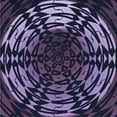 thumbnail image 1 of Ahgly Company Machine Washable Indoor Square Transitional Night Blue Area Rugs, 4' Square, 1 of 7