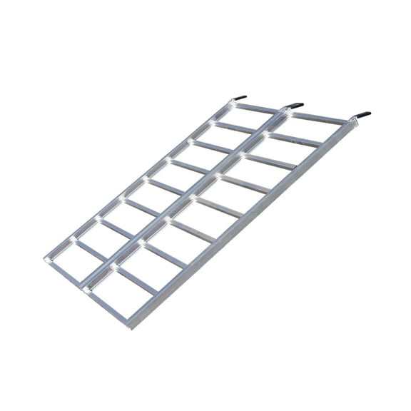 Yutrax 70-inch Bi-Fold Aluminum Truck, UTV/ATV Loading Ramp - 1250lb Capacity, 44353