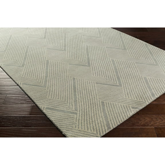 BoutiqueRugs Oceanville Contemporary Area Rug - Charcoal, Taupe - 2' x 3'