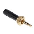 thumbnail image 4 of facefd 3.5mm Screw Lock Stereo Jack Male Plug Metal Audio Solder Adapter black, 4 of 8