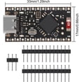 thumbnail image 3 of Carte de Développement Pro Micro NRF52840 Module de Gestion de Charge Bluetooth Sans Fil, Compatible avec Nano V2.0 Type-C (4 Pcs), 3 of 6