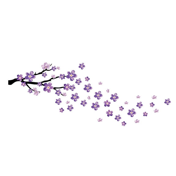 3D Wall Decals Flowers Tree Branch Wall Stickers DIY Removable Wall Art for Bedroom Living Room Decoration Glow in Dark Stickers Glow Wall Stickers for Bedroom Stickers Preppy Big Letter Stickers for