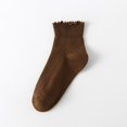 thumbnail image 2 of CAIVO Socks For Women Cute Ruffle Ankle For Lightweight Cozy No-Show Breathable Cool Knit Low Cut Casual Everyday Wear, 2 of 3