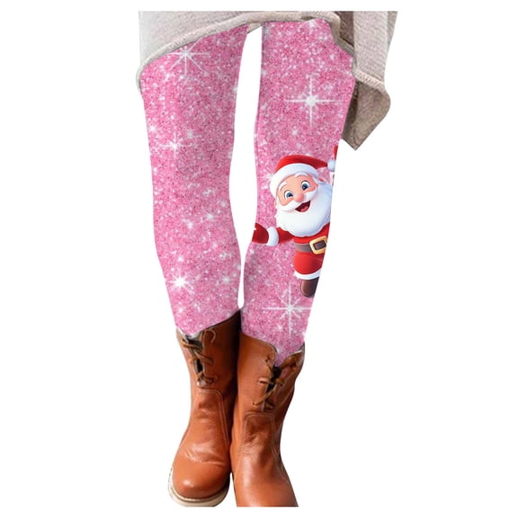 TGPMGRZ Christmas Yoga Leggings for Women High Waisted Lined Casual Wear, S-XXL