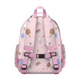 thumbnail image 3 of Summer Themed Waterproof Backpack - Ergonomic Student Bag with Ice Cream Dessert Print, Durable & Adjustable for Heavy Loads, 3 of 5
