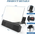 thumbnail image 4 of Lupa de pantalla de teléfono de 12" con parlantes Bluetooth - Soporte plegable para teléfono celular con amplificador de pantalla - Compatible con todos los teléfonos inteligentes, 4 of 5