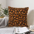 thumbnail image 4 of KLL Cute Squirrel Decorative Throw Pillow Covers Velvet Soft for Couch Sofa Bedroom Living Room Outdoor (No pillow core)- 20"x20", 4 of 5