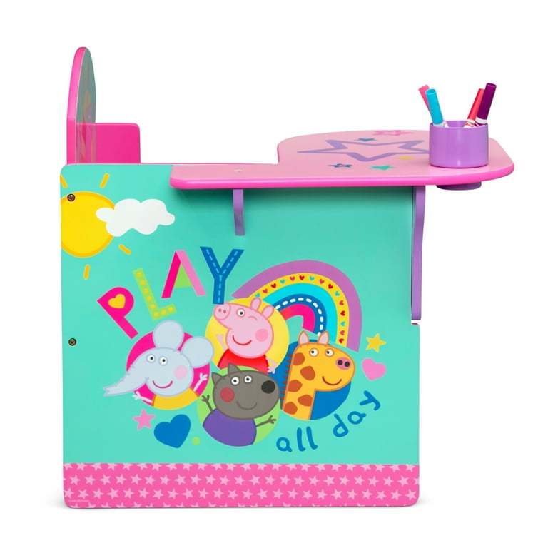 Delta Children Peppa Pig Chair Desk with Storage Bin - Walmart.com