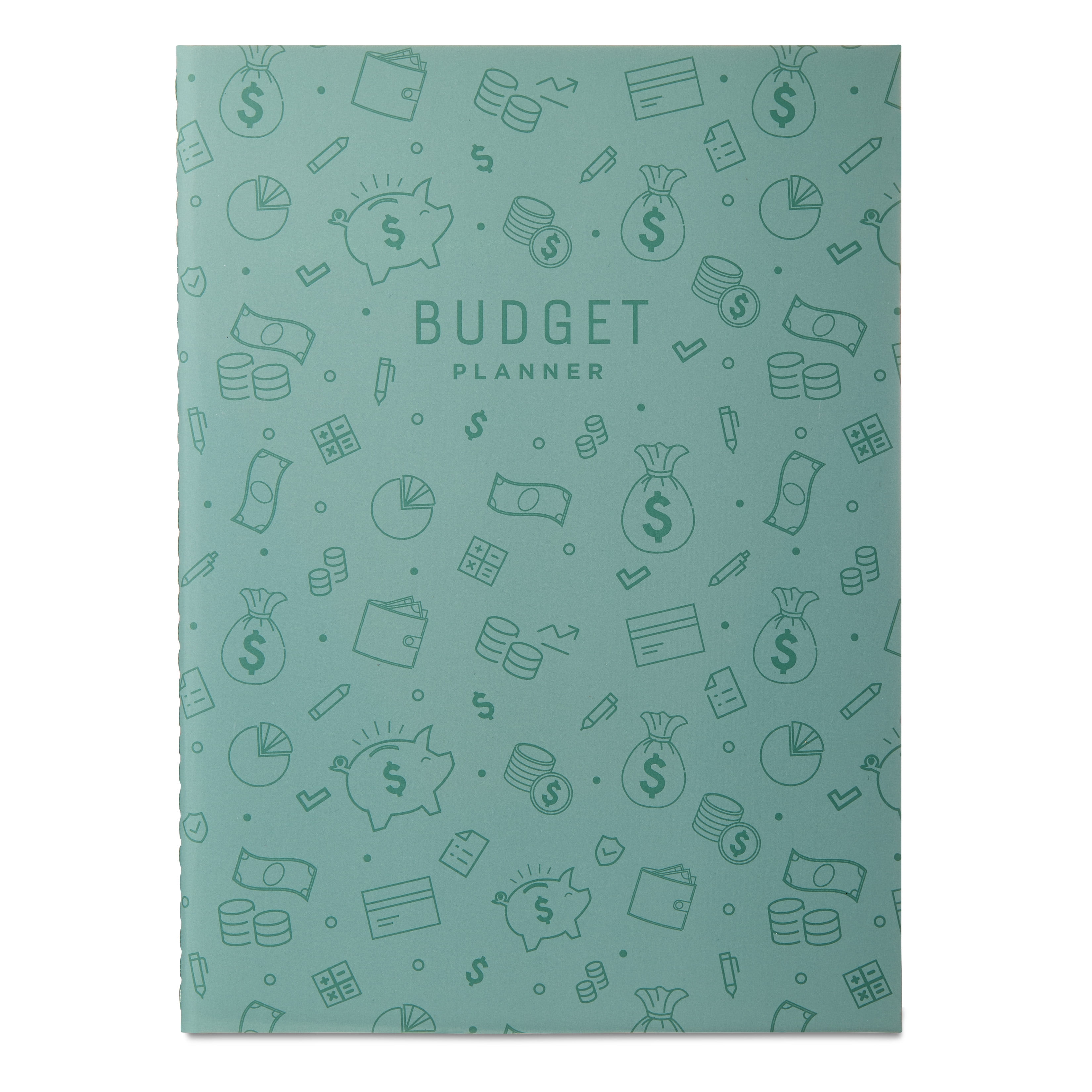 Pen + Gear Small Green Monthly Budget Planner, 5.5 x 7.5 Inches, 12 Months