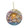 thumbnail image 4 of Adornos navideños colgantes,Adorno para árbol de Navidad Adorno colgante de Navidad,figurilla colgante pequeño magnífico Jesús acrílico,nacimiento pesebre nacido fiesta religiosa, 4 of 8