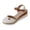 White, variant on Sandals for Women Baeitkot Women's Fashionable Casual Spring and Summer Versatile Plus Size Beach Wedge Sandals Round Toe Closed Toe Sandals