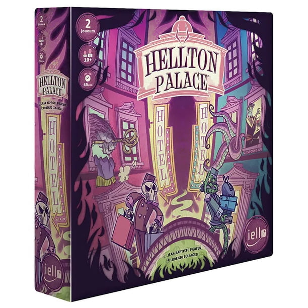 Juego de mesa IELLO Hellton Palace Strategic para 2 jugadores de más de 10 años