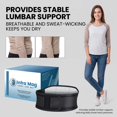 thumbnail image 3 of weibbin Steel Support Heating Waist Protector for Warmth, Breathable Back Brace, 3 of 9
