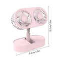 thumbnail image 2 of RKSTN portable fan Small Fan Desktop Fan Desktop Small Large Wind Ultraquiet Office Desk Portable Student Fan Long Version High-speed Concentrated Engine Wide-angle, 2 of 3