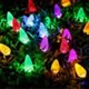thumbnail image 5 of Luces de batería multimodo a prueba de agua para jardín, fiestas y decoración navideña Luces de hadas LED de color fresa, 5 of 5