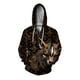 thumbnail image 3 of Sudadera con capucha y sudaderas modernas y versátiles con estampado de lobo elegante para hombre Sudadera con capucha cómoda para hombre Sudadera con capucha y cremallera, 3 of 5