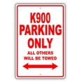 thumbnail image 1 of KIA K900 Parking Only All Others Will Be Towed Ridiculous Funny Novelty Garage Aluminum Sign 18"x24" Plate, 1 of 1