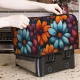 thumbnail image 7 of Lsque Colorful Blooming Flowers Print 4 Slice Toaster Cover , Kitchen Appliance Dustproof Protector , Toaster Protector Dustproof Kitchen Appliance Cover, 7 of 7